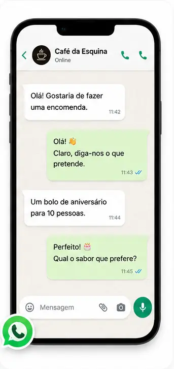 Entram em contacto